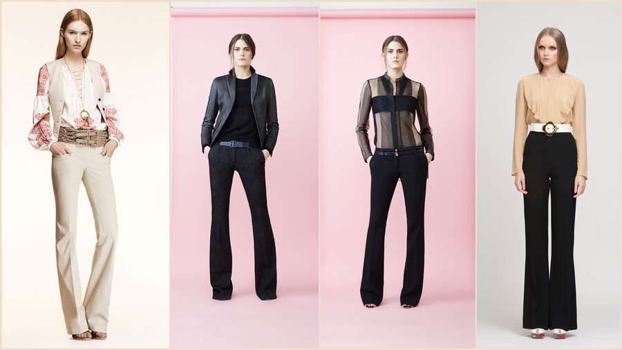 Женская одежда в интернете: брюки различных фасонов