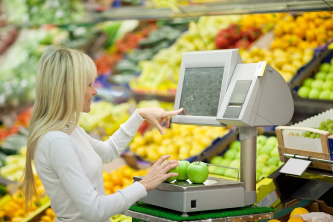 Удобные весы для супермаркета и рынка