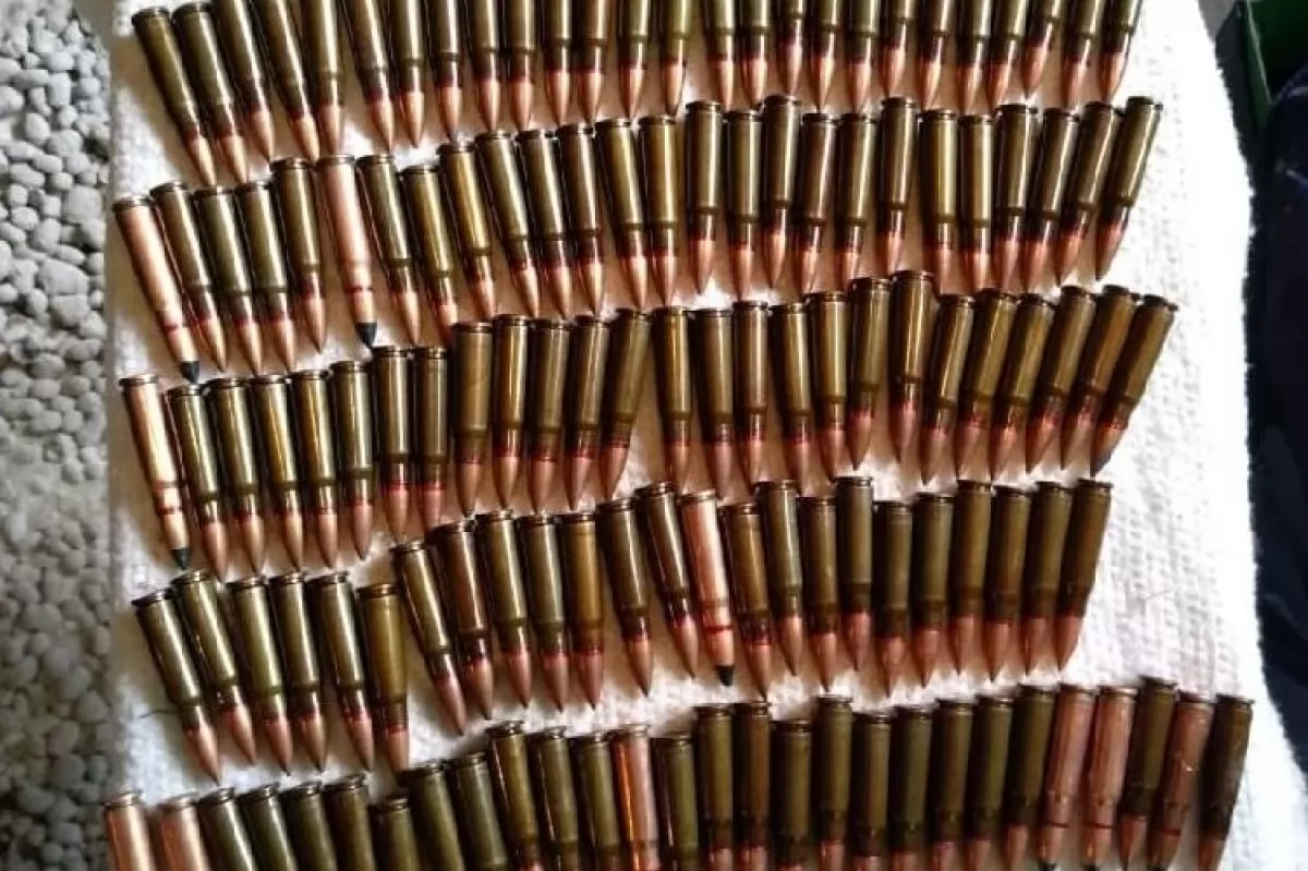 В Киеве у главного бухгалтера в доме нашли целый склад оружия и боеприпасов