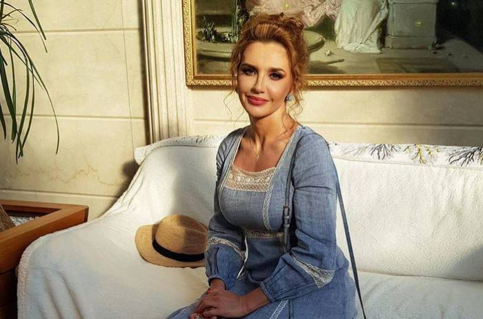 Оксана Марченко удивила публику, надев платье без белья