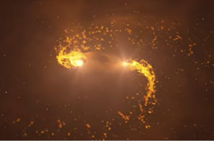 Астрономам удалось снять на ВИДЕО волшебный танец двух звезд