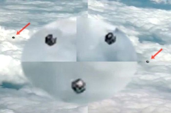 Пилот Viva Colombia снял на камеру странный куб, парящий в небе