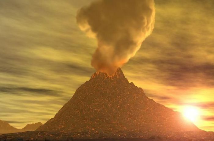 Тысячелетнее чудовище проснулось и  извергает тонны лавы и пепла. ВИДЕО