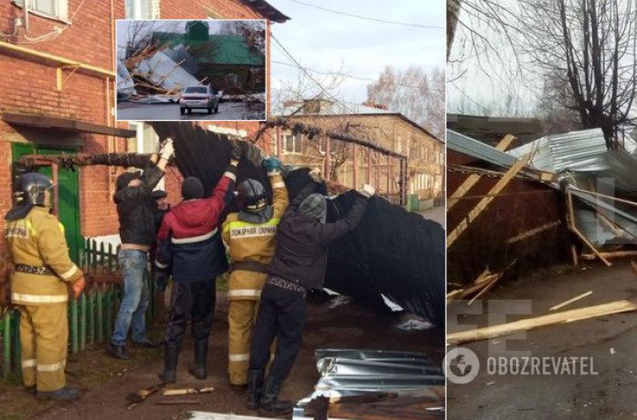 На Россию обрушился жуткий ураган: ВИДЕО разрушений
