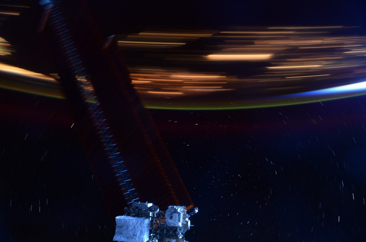 Астронавт показал скорость вращения МКС вокруг Земли