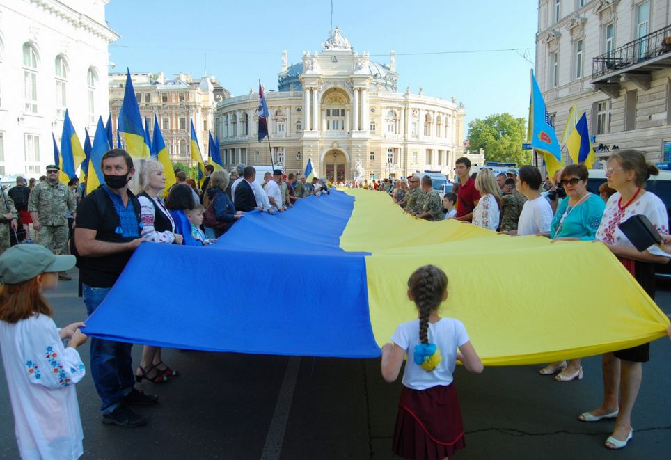 День независимости: в Одессе прошел Марш защитников Украины. ФОТО